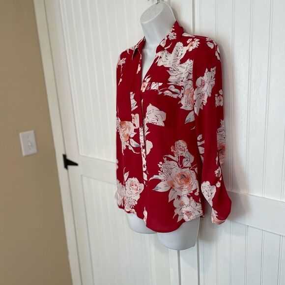 CANDIE’S BEAUTIFUL,FUN & unique Roll tab shirt size XS - Picture 2 of 8